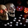 Joyfy 24 pcs Halloween Eyeballs Decorations,Trick or Treat Party Favor, ,Scary Props Art Craft,Realistic Eyeballs Disposable Prop Supplies - 2 of 4