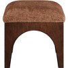 Meridian Furniture,Lawson Chenille Fabric Upholstered Ottoman - 2 of 4