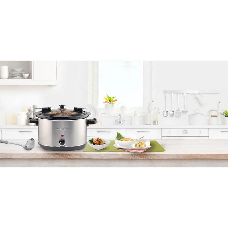 Courant 6-QT Locking Slow Cooker - Stainless Steel, 4 of 5
