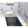 DOMETOUR Wall Mount Folding Kitchen Pot Filler Faucet - 4 of 4