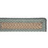 Earth Rugs Rectangle Stair Tread – Dark Green Braided Jute, 27"x8.25", Stair Rug - 2 of 3