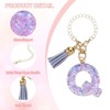 Unique Bargains Resin Lightweight Decorative Sparkling Purple Sequins Tumbler Cup Charm - 3 of 4
