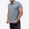 CULTURA Men's Short Sleeves 100% Cotton Polo With Jaquard Rib And Chest Rib Pocket - 4 of 4