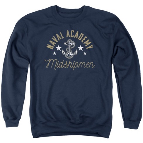 Us Naval Academy Official Midshipmen Adult Crewneck Sweatshirt navy Small Target