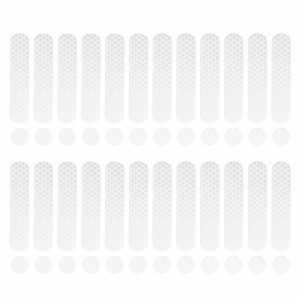 Unique Bargains Universal Bicycle Motorcycle Vehicles Racing Helmets Reflective Safety Stickers 24 Pcs - 1 of 4