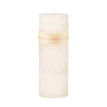 Northlight Cylindrical Accent Pillar Candle - 9" - Cream