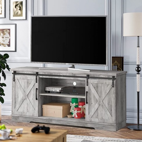 Farmhouse Tv Stand For 65 Inch Tv Entertainment Center Tv Media Console Cabinet Tv Stand With Storage Target