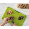 Joseph Joseph 8pc Folio Icon Arctic Cutting Board Set with Storage Case: Plastic Cutting Boards & Bread Knife - 3 of 4