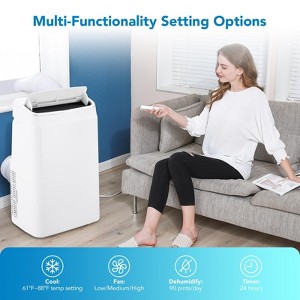 14000 BTU Portable Air Conditioners with Remote Control, 3-in-1 Free Standing Cooling AC Unit, Cools Room up to 750 sq.ft, Smart/Sleep Mode, 3 Speed - 1 of 4