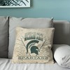 NCAA Michigan State Spartans 26 x 26 Woven Tapestry Pillow - 3 of 4