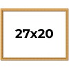 PosterPalooza | 27x20 Wood Antique Frame with UV Acrylic, 4 Finishes: Bronze, Gold, Silver, and Black - 2 of 4