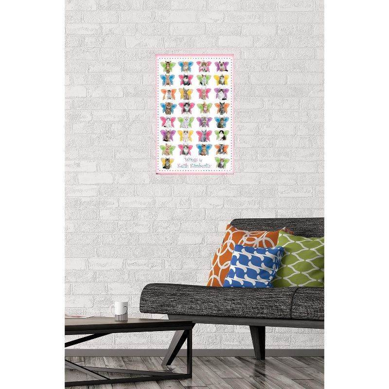 Trends International Keith Kimberlin - Kittens with Butterfly Wings Unframed Wall Poster Prints, 2 of 7