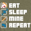 Boys' - Instant Message - Gamer Eat, Sleep, Mine, Repeat Short Sleeve Graphic T-Shirt - 2 of 4