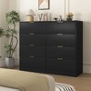 Sapphtopaz Modern Simply Dresser with Drawers Durable Closet Organizers and Storage with Golden Handles Versatile Dresser for Bedroom,Entryway - 3 of 4