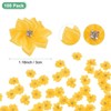 Unique Bargains Artificial Satin Durable Flexible Decorative Mini Ribbon Flowers with Rhinestones 1.2 Inch 100 Pcs - 3 of 4