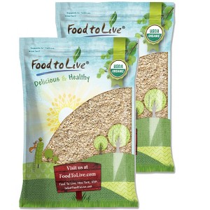 Organic Quick Cooking Rolled Oats - by Food To Live - 1 of 4