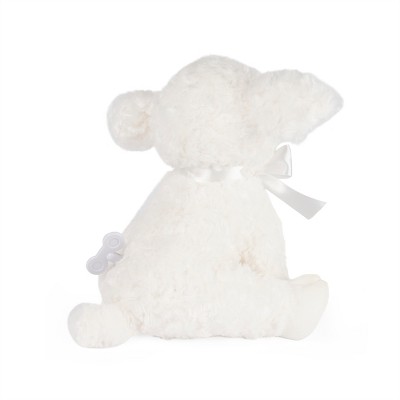 GUND Baby Lena Lamb Musical Plush - 10 Inches, Plays Brahms' Lullaby, Keywind Sound, White