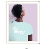 HomeRoots Joy Seeker Look for the Good White Framed Print Wall Art - 3 of 4