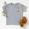 The Juniper Shop Patriotic Cherries Coquette Toddler Short Sleeve Tee - 3 of 4