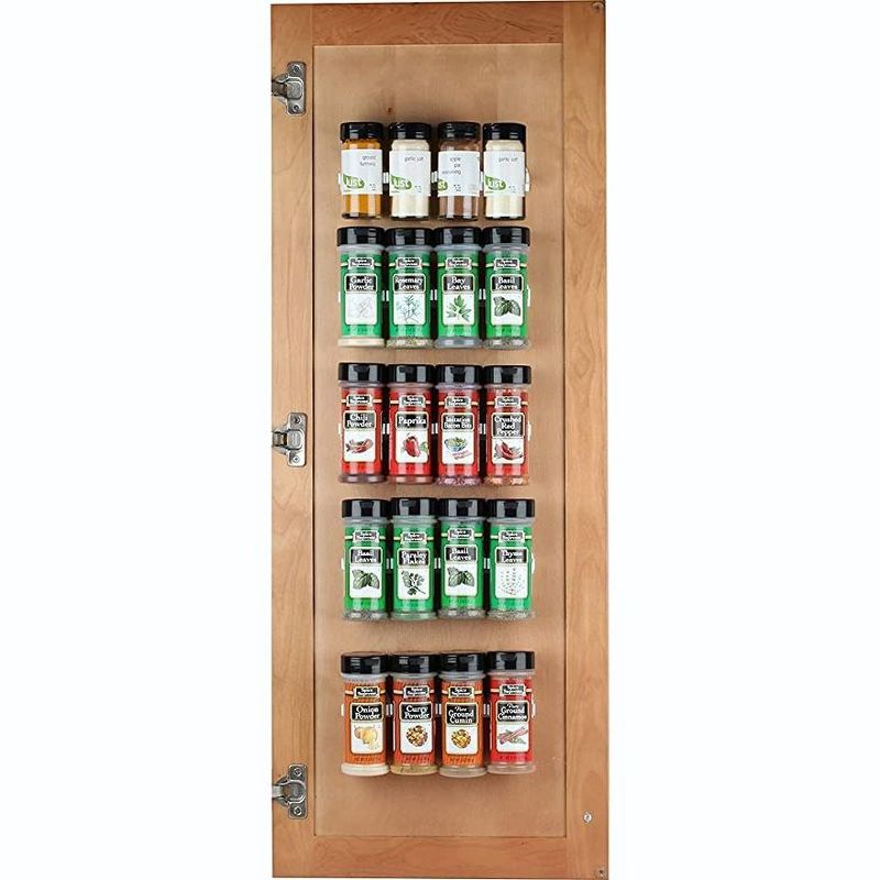 36 Spice Rack Gripper Clips Organizer for Cabinet Door with Stick or Screw Option - Homeitusa, 4 of 8