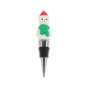 Unique Bargains Santa's Toy Sack Bottle Stopper Zinc Alloy ABS Silicone 1 Pc - 1 of 3