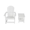WestinTrends 2-Piece Outdoor Patio Adirondack Rocking Chair with Side Table Set - 3 of 4