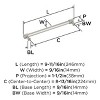 Amerock Farewind Pull for Cabinets, Drawers, and Furniture - 3 of 4