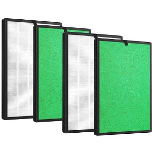Nispira 3-in-1 True HEPA Filter Replacement Compatible with Airthereal Pure Morning APH260 Air Purifier. 4 Packs - 1 of 4