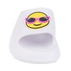 FOAMWALK Womens' Sandals - Comfortable Beach Slides, Stylish Slide On Sandals, Everyday Women's Slide Sandals with Novelty Patch - 4 of 4