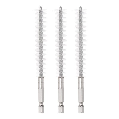 Unique Bargains Cleaning Tools and Accessories 1/4 Inch Hex Shank Wire Bore Brushes