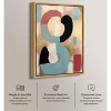 Art Remedy Glam Brooch of Gold Contemporary Shapes Abstract Wall Art Framed - 3 of 4