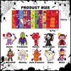 Fun Little Toys 40Pcs Halloween Make a Face Sticker, Halloween DIY Stickers Include Vampire Mummy Ghost Witch Clown for Halloween Party Favors - 2 of 4