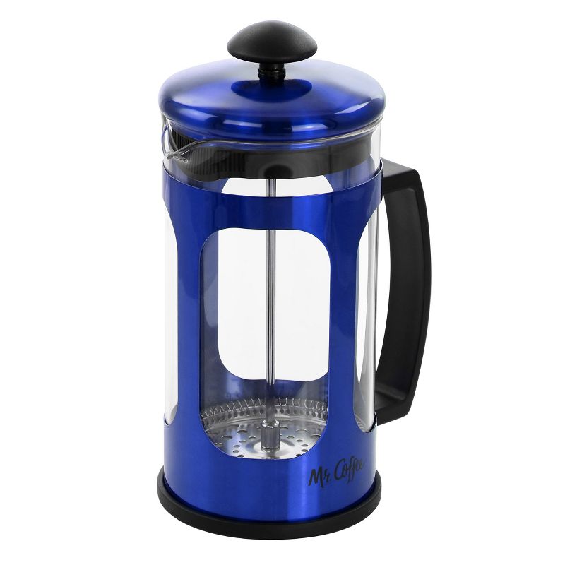 Mr. Coffee 30oz Glass and Stainless Steel French Coffee Press, 2 of 9