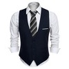 COOFANDY Men's Suit Vest Slim Fit Formal Dress Waistcoat - 3 of 4