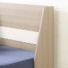 HomeStock Bed Set - Platform Bed and Headboard kit, Full,Soft Elm and White - 3 of 4