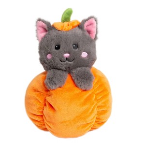 Pearhead Pumpkin Cat Halloween Plush Baby Toy - 0m+ - 1 of 3