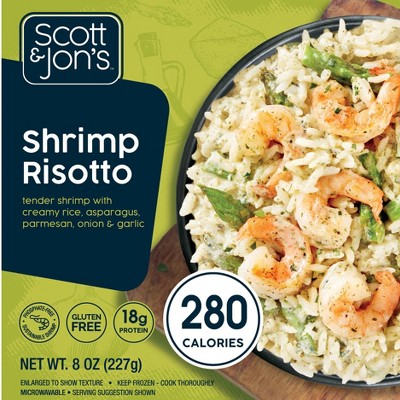 Scott & Jon's Gluten Free Frozen Shrimp Risotto Rice Bowl - 8oz