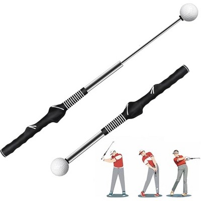 Probe Hues Retractable Golf Swing Trainer, Grip Aid for Strength and Tempo