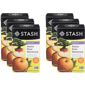 Stash Pear Harmony Green Tea - Case of 6 - 18 Bags - 1 of 2