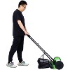 SUGIFT 14-Inch 5-Blade Manual Push Reel Lawn Mower with Grass Catcher – Adjustable Height, Eco-Friendly, Low Maintenance - 2 of 4