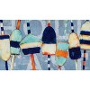 Olivia's Home Coastal Buoys Doormat – Nautical Indoor Accent Mat, Vibrant Hand-Hooked Design, 22" x 32", Coastal Decor for Entryways - 2 of 3