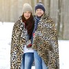Cozy Fleece Wrap Shawl With Large Front Pockets, Woman Wearable Blanket, Travel Wrap Blanket Cape, Warm Soft Fuzzy Snuggly, Gift for Her - Catalonia - 2 of 4