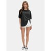 EXLURA Womens Summer Oversized T Shirts Crewneck Loose Workout Short Sleeve Blouse Tops 2025 Y2K Casual Athletic Basic Tee - 3 of 4