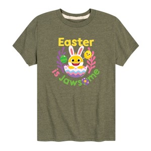 Boys' - Baby Shark - Easter Sharks Short Sleeve Graphic T-Shirt - 1 of 4