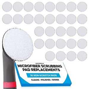 Impresa [30 Pack] Microfiber Scrubbing Pads for Rubbermaid Reveal Power Scrubber - Polish Pads - 1 of 4