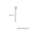 Unique Bargains DIY Craft Necklaces Bracelets Earrings Jewelry Making Iron 21 Gauge Eye Pins 200 Pcs - 2 of 4