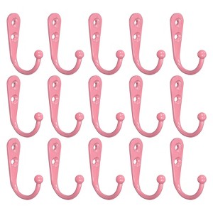 Unique Bargains Zinc Alloy Retro Double Hole Corrosion-Resistance Wall-Mounted Hooks - 1 of 4