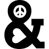 Junior's Design By Humans Peace and Love By radiomode T-Shirt - 2 of 3