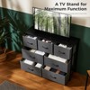 Dresser with 6 Drawers, Dressers for Bedroom, Fabric Storage Tower, Hallway, Entryway, Closets, Sturdy Steel Frame, Wood Top, Easy Pull Handle - 4 of 4