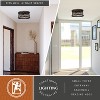 VAXCEL Bremerton 13-in W Bronze Industrial Cage Drum Flush Mount Ceiling Light - 4 of 4